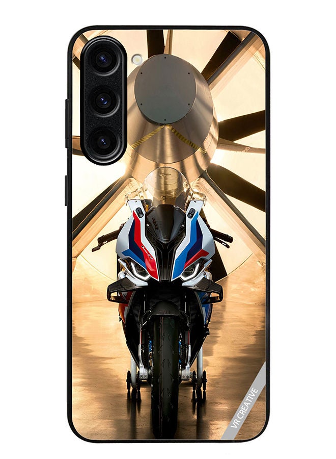 VR CREATIVE Protective Case Cover For Samsung Galaxy S23 Plus Bike Design Multicolour - Image 1
