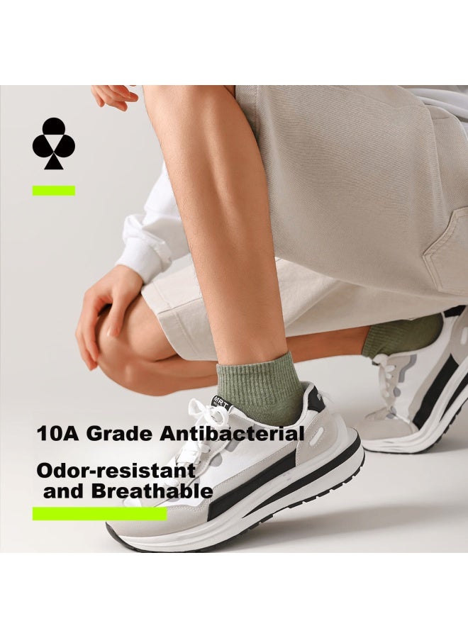 Youkeshu Men's Socks Autumn Winter Pure Cotton Short Sports Socks 10a Antibacterial Deodorant Sweat-absorbing Breathable Anti-pilling Casual Socks - Image 2