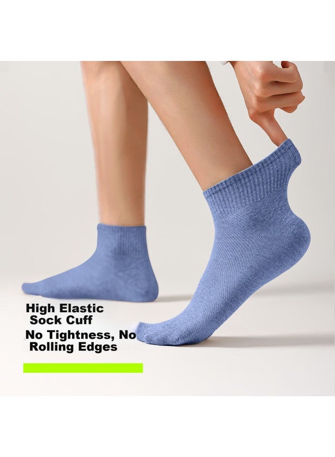 Youkeshu Men's Socks Autumn Winter Pure Cotton Short Sports Socks 10a Antibacterial Deodorant Sweat-absorbing Breathable Anti-pilling Casual Socks - Image 3