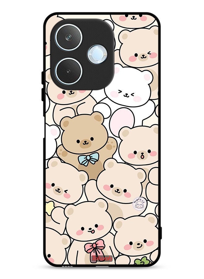 Tolwak Oppo A5 Pro Protective Case Cover Bears Pattern - Image 1