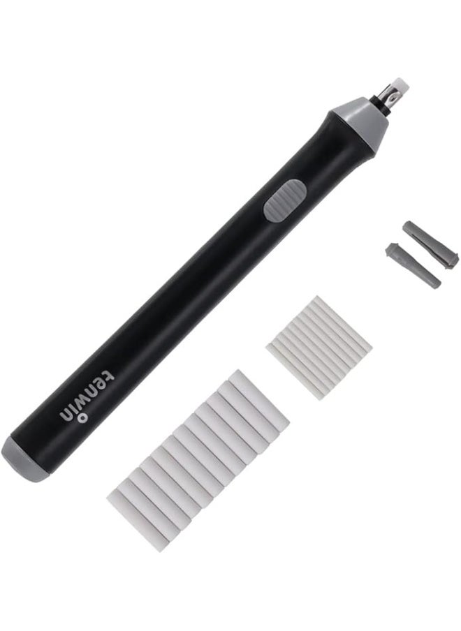Generic - Tihoo Electric Eraser, Battery Operated Eraser Kit with 22pcs Additional Replaceable Rubbers for Artists, Automatic Portable Pencil Eraser for Sketching Pencils/Drafting/Drawing/Graphite Pencils - Image 1
