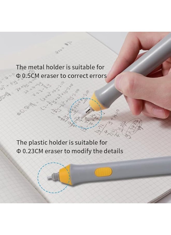Generic - Tihoo Electric Eraser, Battery Operated Eraser Kit with 22pcs Additional Replaceable Rubbers for Artists, Automatic Portable Pencil Eraser for Sketching Pencils/Drafting/Drawing/Graphite Pencils - Image 1