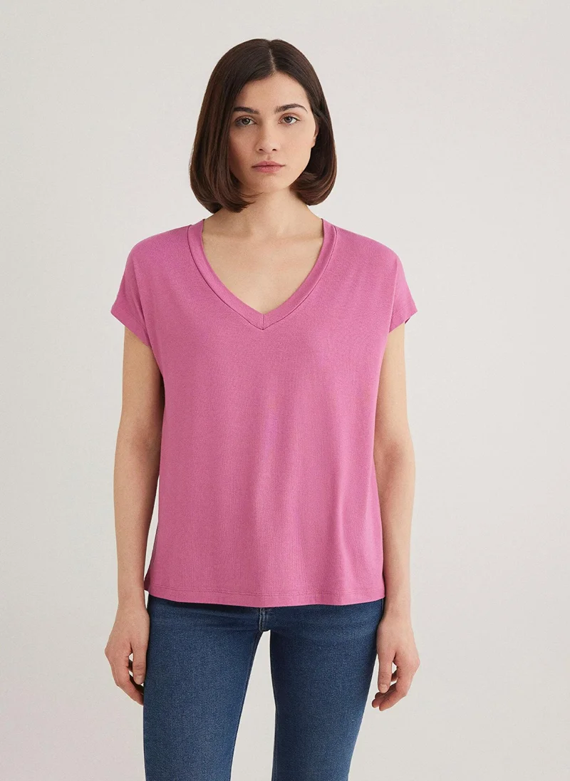 MAVI Pink Basic T-Shirt