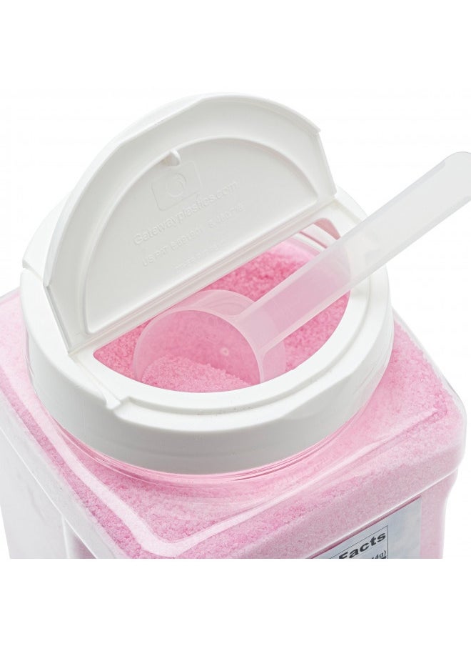 null - The Candery Cotton Candy Floss Sugar (2-Pack) Includes 100 Premium Cones | Raspberry Blue And Strawberry | Plastic, Reusable Jars | Easy Pour Spout Or Scoop | Includes Scooper | 3 Lbs Jars - Image 1