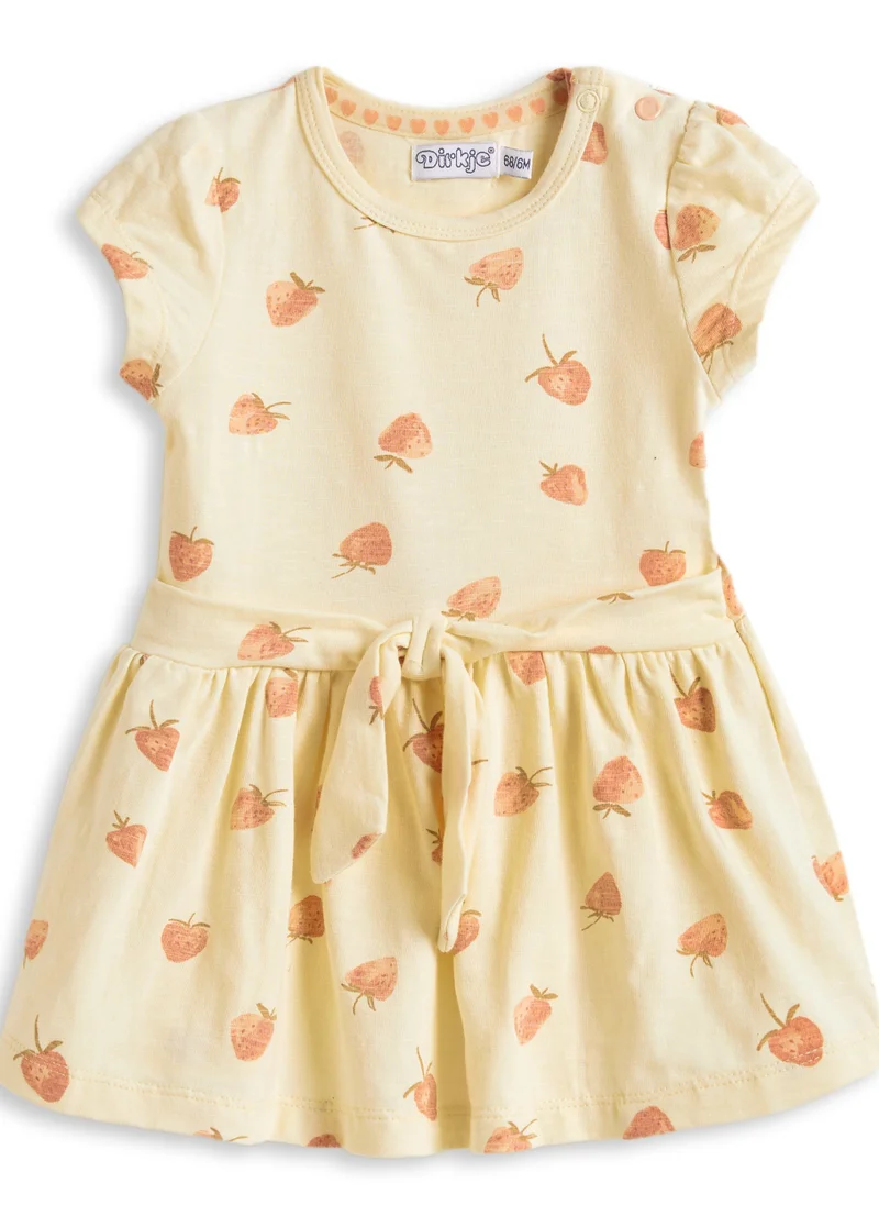 Dirkje Dirkje girls Strawberry printed summer dress