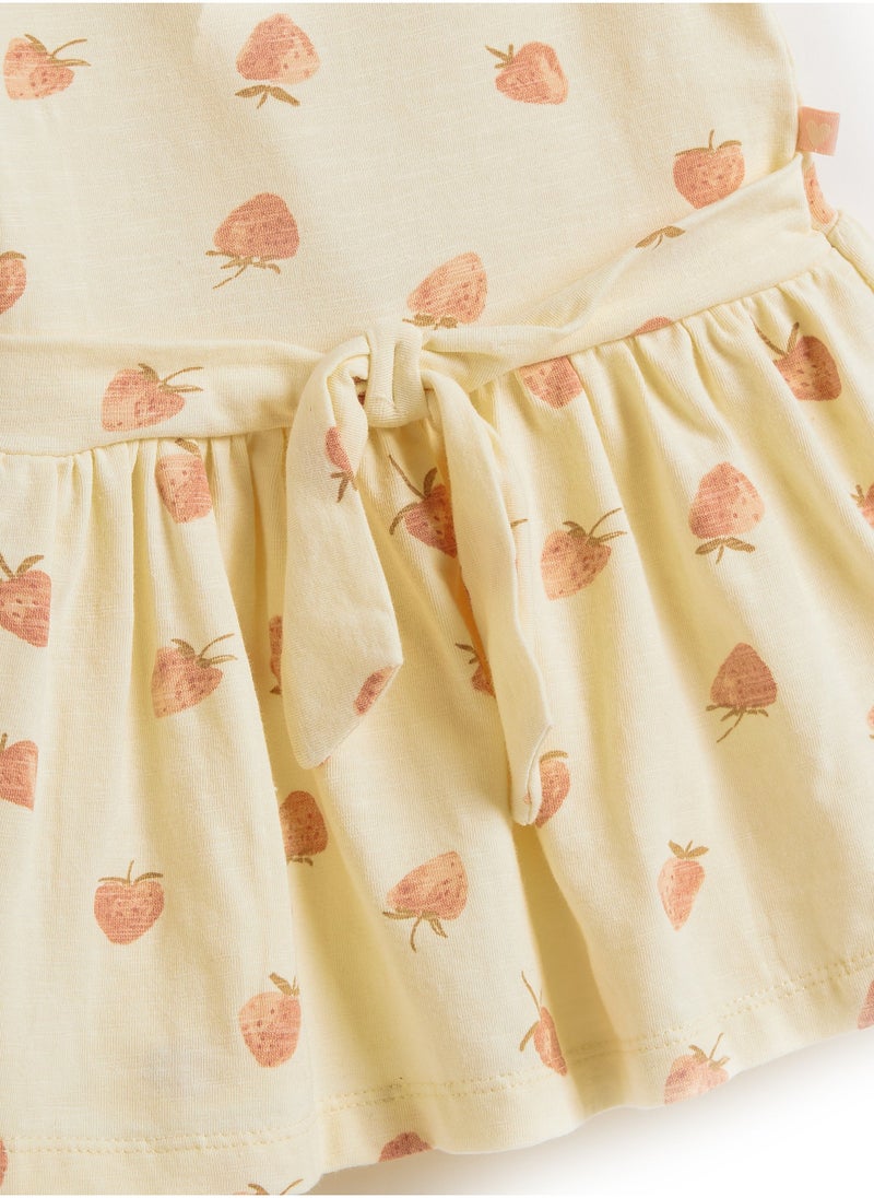 Dirkje Strawberry Print Dress - Image 3