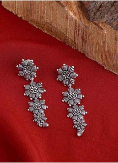 VOYLLA Nayantara Tribal Layered Drop Earrings  - Image 1