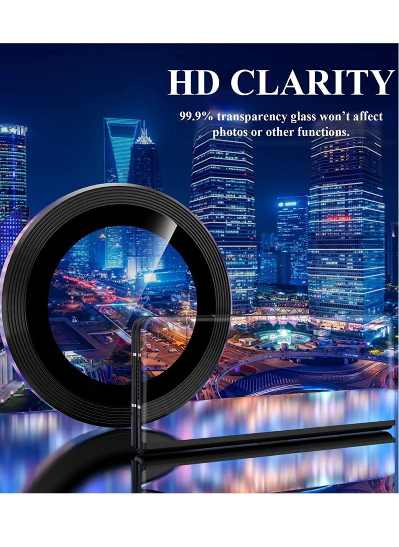 vesus for Samsung Galaxy Z Fold 4 Camera Lens Screen Protector [Installation Frame] Individual Ultra HD Tempered Glass Camera Cover for Galaxy Z Fold 4 5G, 1 Set - Image 4