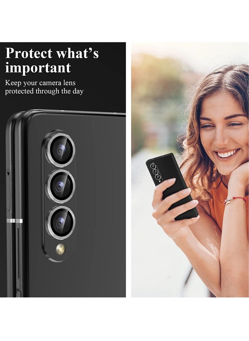 vesus for Samsung Galaxy Z Fold 4 Camera Lens Screen Protector [Installation Frame] Individual Ultra HD Tempered Glass Camera Cover for Galaxy Z Fold 4 5G, 1 Set - Image 5