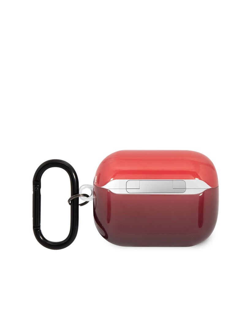 AMG Airpods Pro Transparent Case, Protection Against Damage & Scratch, Accurate Cutouts, Easy Hook - Red - Image 2