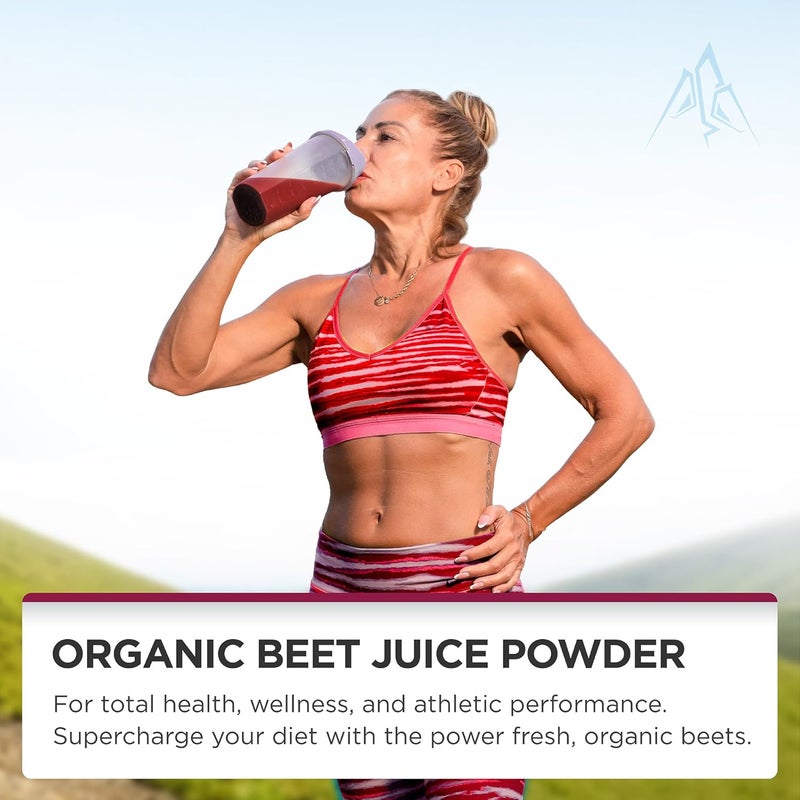 PureClean Performance PureClean Beet Premium Beet Juice Powder  100 Organic Nitric Oxide Support for ClinicallyProven 3X Greater Circulation Endurance  Energy  Proudly ColdPressed Eco Friendly USA  30 Servings - Image 5