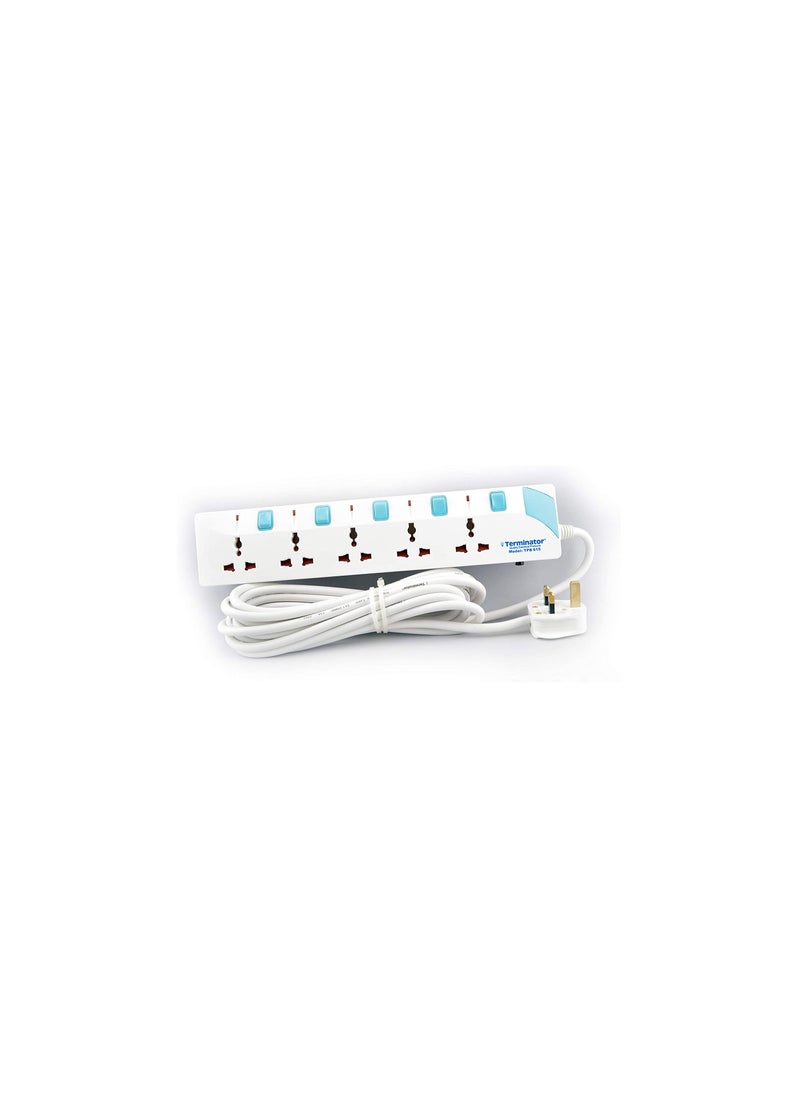 Terminator Terminator 5 Way Extension Socket 3M Cable ESMA Approved Model: TPB 615-3M  - Image 3
