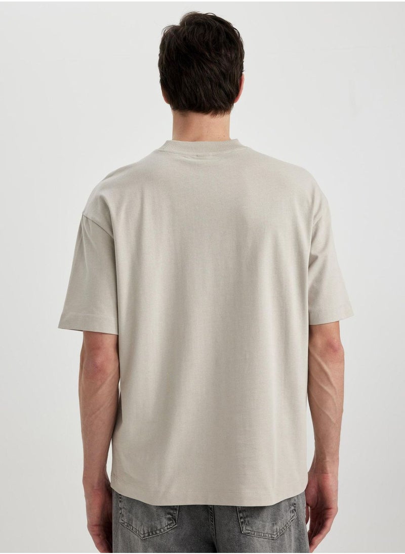 DeFacto - Oversize Fit Crew Neck T-Shirt - Image 1