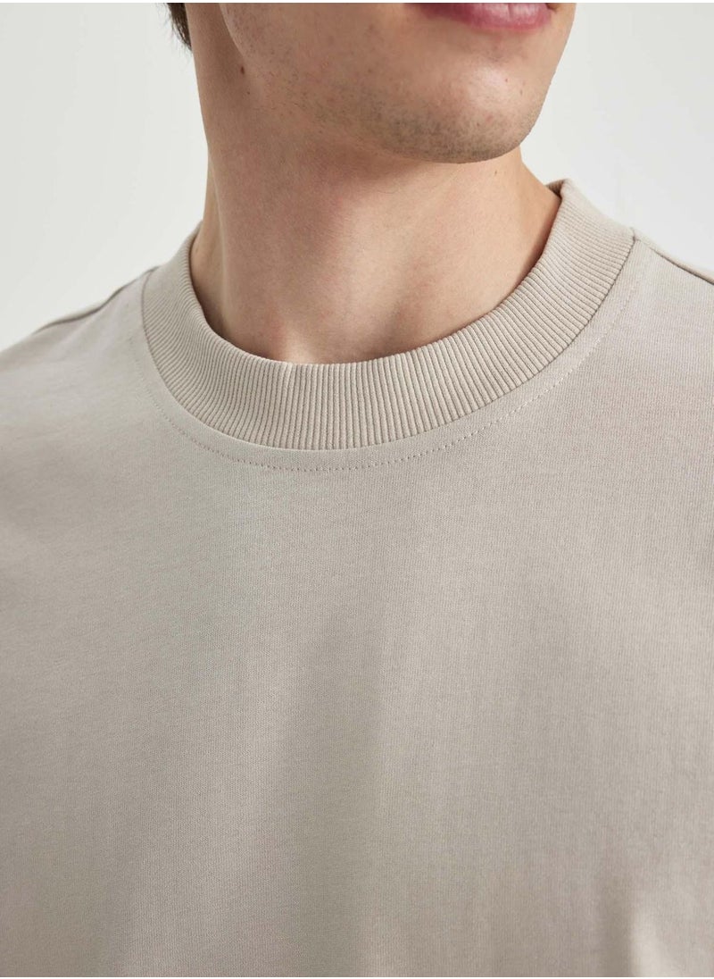 DeFacto - Oversize Fit Crew Neck T-Shirt - Image 1