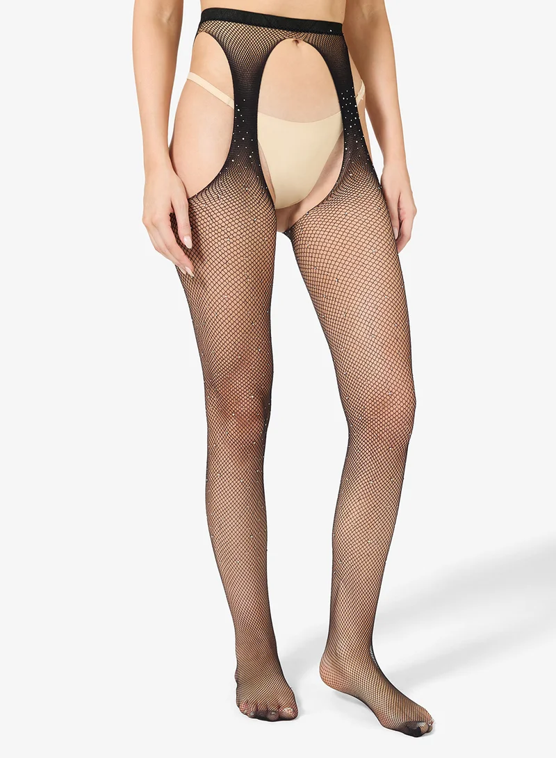 جينجر جوارب شفافة لامعة