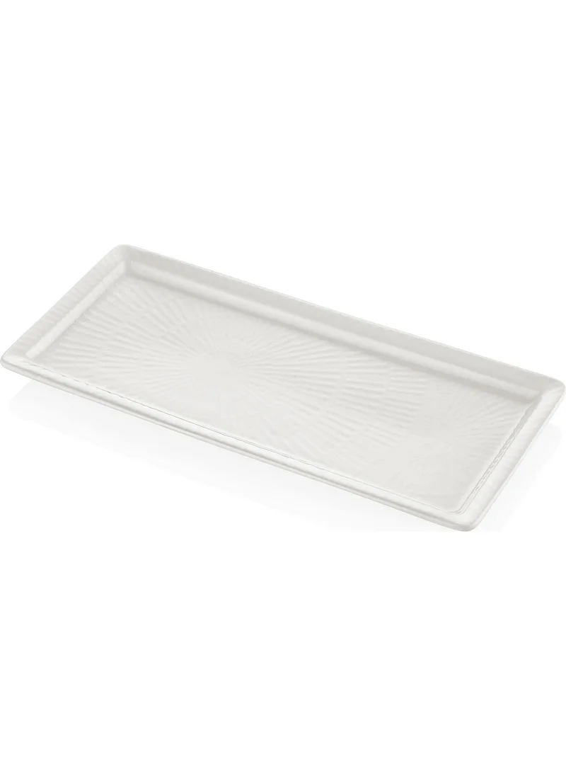 The Mia Noon Rectangular Serving Cream 35X16 cm