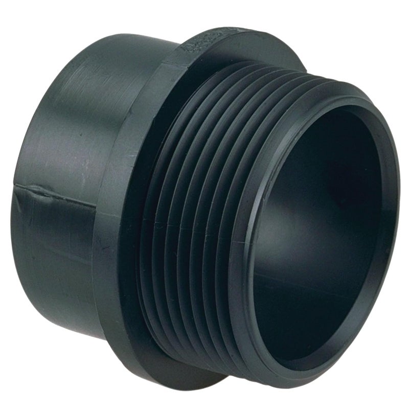 NIBCO Fig No 5804-2, 2 in. ABS DWV Male Adapter Spigot x Male Iron Pipe Thread (MIPT) Threaded - Image 3