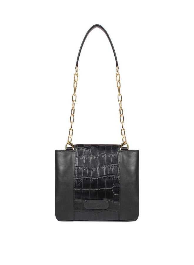 Hidesign Women Shoulder Bag (Black) - Image 3