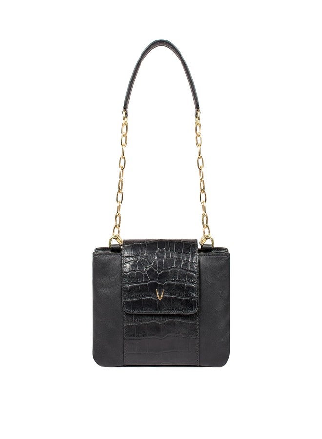 Hidesign Women Shoulder Bag (Black) - Image 1
