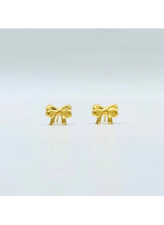 Bow Gold Earring | Stainless Steel | 18K Gold Plated - pzsku/Z4D9F04AE9D5AE736CE77Z/45/_/1738142645/c362bf98-f758-46e7-ae53-a906ce21f960