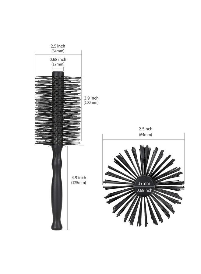 برفهير فرشاة شعر دائرية كبيرة من بيرفيهير للنساء لتجفيف الشعر، شعيرات نايلون ناعمة، قطر 2.5 بوصة، فرشاة دائرية كبيرة لتجفيف الشعر وتصفيفه وتجعيده وتنعيمه، للشعر المتوسط إلى الطويل المموج والمجعد والكثيف. - Image 2