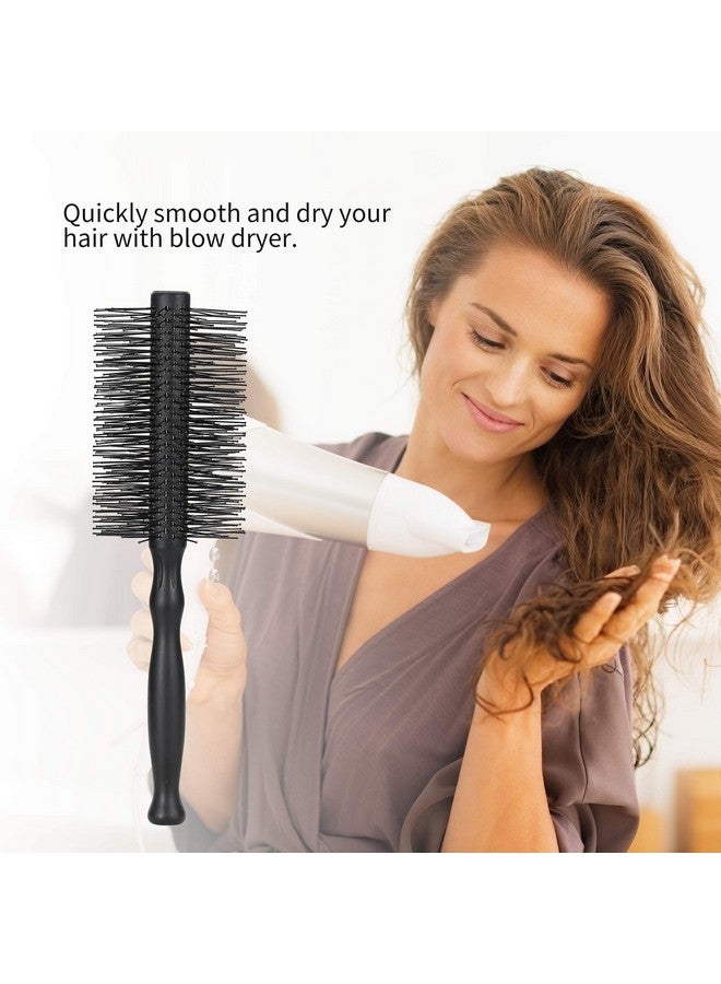 برفهير فرشاة شعر دائرية كبيرة من بيرفيهير للنساء لتجفيف الشعر، شعيرات نايلون ناعمة، قطر 2.5 بوصة، فرشاة دائرية كبيرة لتجفيف الشعر وتصفيفه وتجعيده وتنعيمه، للشعر المتوسط إلى الطويل المموج والمجعد والكثيف. - Image 4