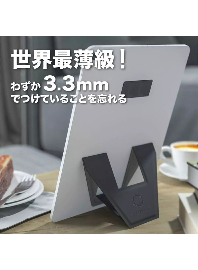 Leather Foldable laptop, Tablet Stand with Magnatic Support Tablet Up to 13 Inch And Support Laptop up to 15 Inch - Image 3