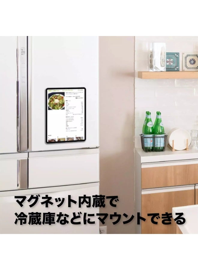 Leather Foldable laptop, Tablet Stand with Magnatic Support Tablet Up to 13 Inch And Support Laptop up to 15 Inch - Image 5