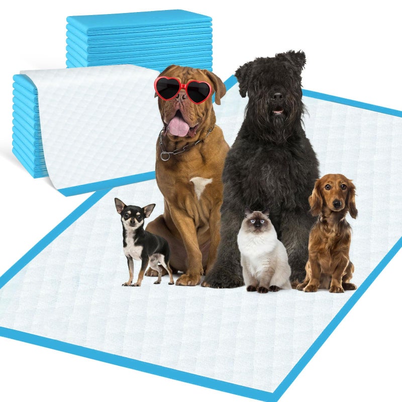 SUPRONLOVE Pee Pads for Dogs & Cats 31"x55" , Puppy Pads Extra Large, Disposable Thicken Pet Training Pads for Doggie Rabbits, Incontinence Underpads Ultra Absorbent & Quick-Dry, Leakproof Potty Pad 40 Count - Image 1