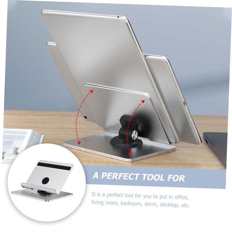 Adjustable Folding Phone Stand Sturdy Desktop Holder for Mobile Devices Black - Image 4