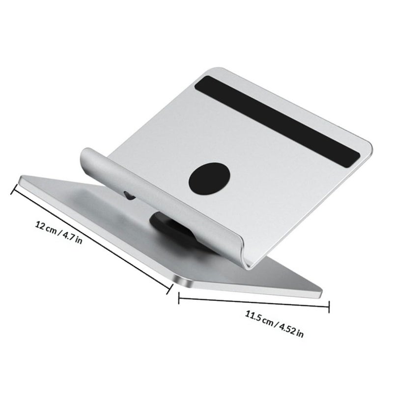 Adjustable Folding Phone Stand Sturdy Desktop Holder for Mobile Devices Black - Image 3