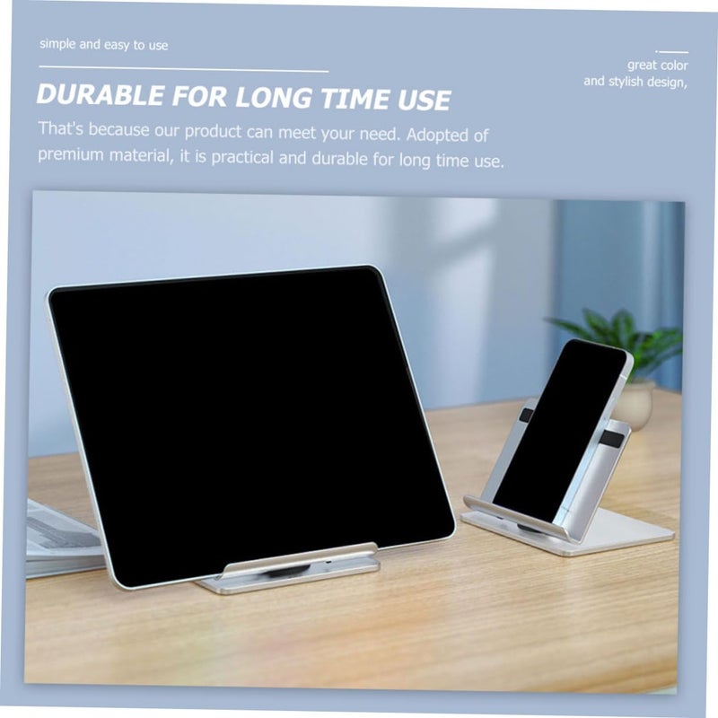 Adjustable Folding Phone Stand Sturdy Desktop Holder for Mobile Devices Black - Image 5