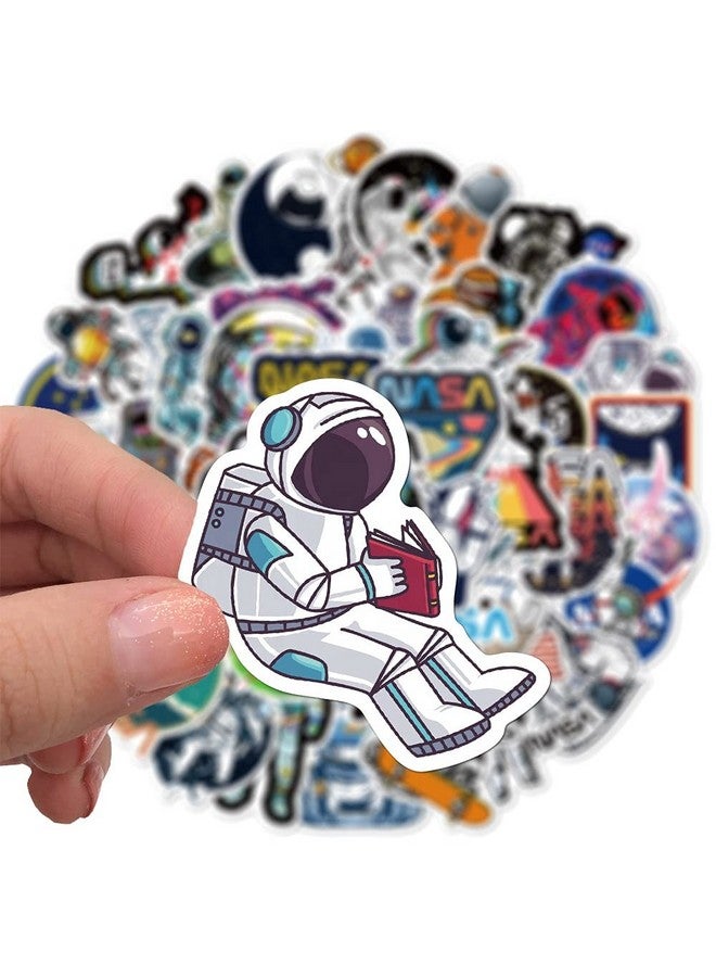 iDream NASA Space Astronaut Rocket Stickers - (Set of 50) Waterproof Vinyl DIY Decals for Laptops, Bottles, Notebooks and More. Perfect Space-Themed Accessories for Kids and Adults - Image 5