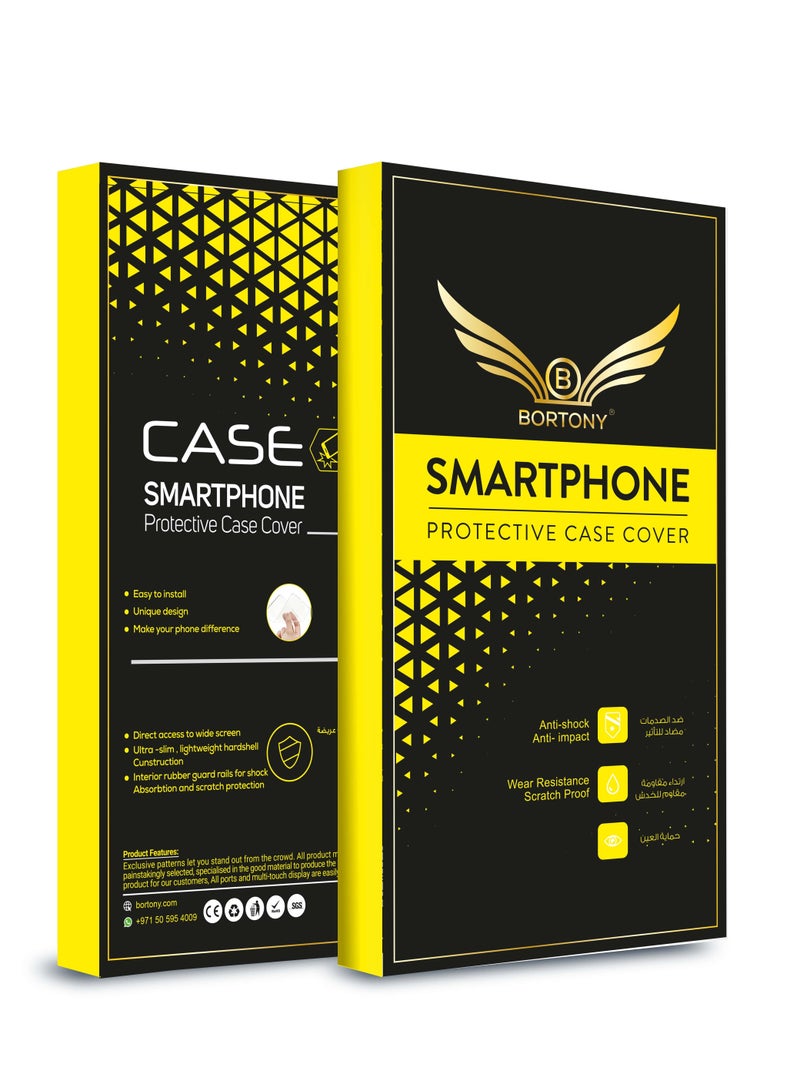 BORTONY Protective Case Cover With Finger Grip Stand For Samsung Galaxy A12 - Image 4