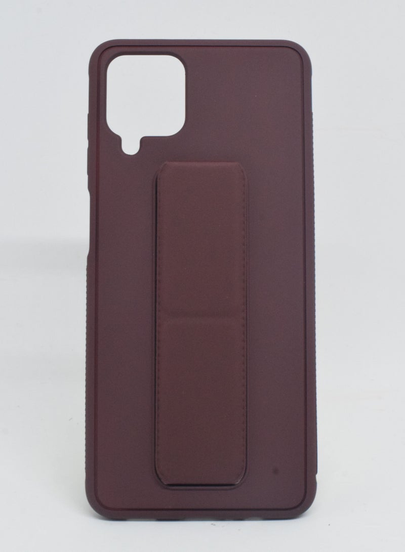 BORTONY Protective Case Cover With Finger Grip Stand For Samsung Galaxy A12 - Image 1