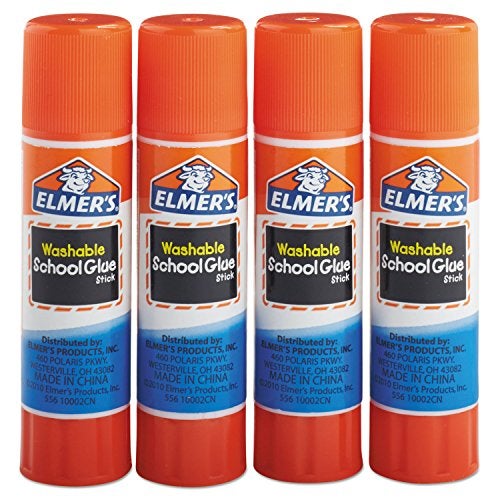 Elmer's All Purpose School Glue Sticks, Clear, Washable, 4 Pack, 0.24-ounce sticks - Image 5