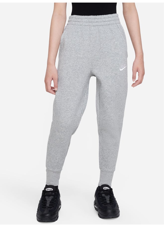 Nike Girls NSW Club Fleece HR FTD Sweatpants  - Image 1