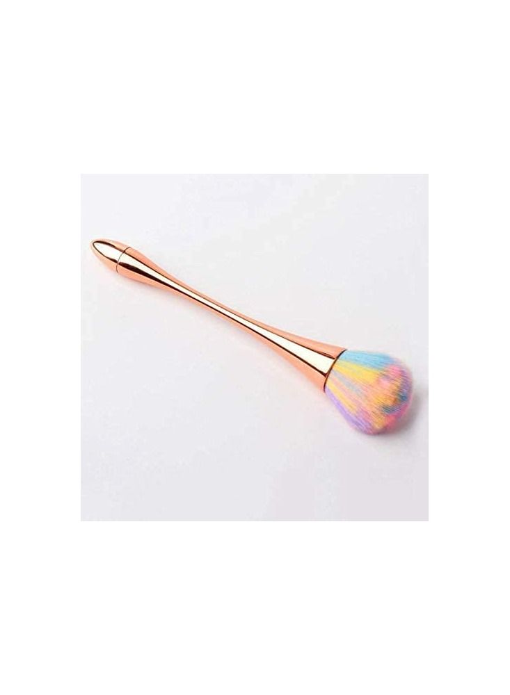 ريمي بيلا فرشاة مسحوق كبيرة ، تستعمل لوضع البودرة وأحمر الخدود للمكياج اليومي (ذهبي) - Image 1