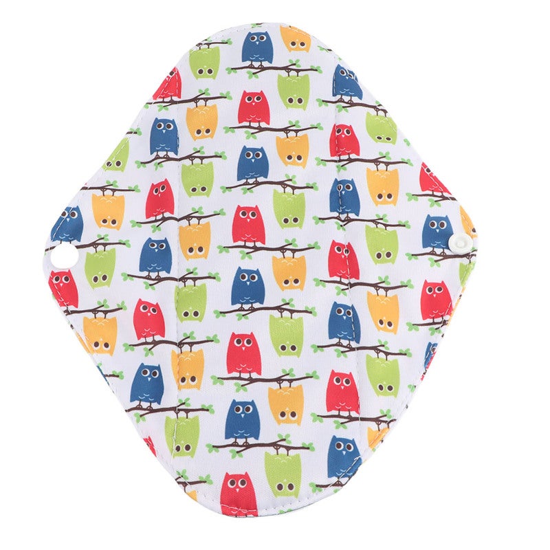 Reusable Sanitary Pad - Superfine Soft Fiber for Sensitive Skin - Bamboo Charcoal Washable Menstrual Pad With Wings - Odor Neutralizing Super Absorbent Eco Friendly Daily Period Protection - Image 1