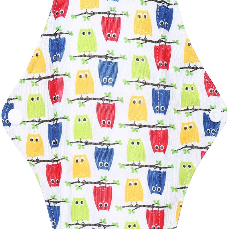 Reusable Sanitary Pad - Superfine Soft Fiber for Sensitive Skin - Bamboo Charcoal Washable Menstrual Pad With Wings - Odor Neutralizing Super Absorbent Eco Friendly Daily Period Protection - Image 3