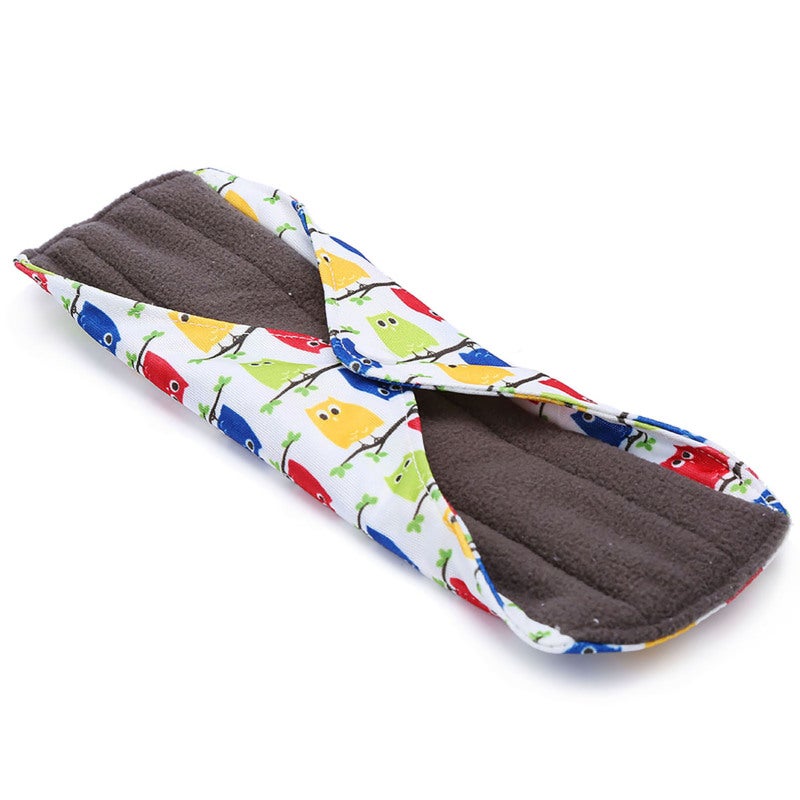 Reusable Sanitary Pad - Superfine Soft Fiber for Sensitive Skin - Bamboo Charcoal Washable Menstrual Pad With Wings - Odor Neutralizing Super Absorbent Eco Friendly Daily Period Protection - Image 4