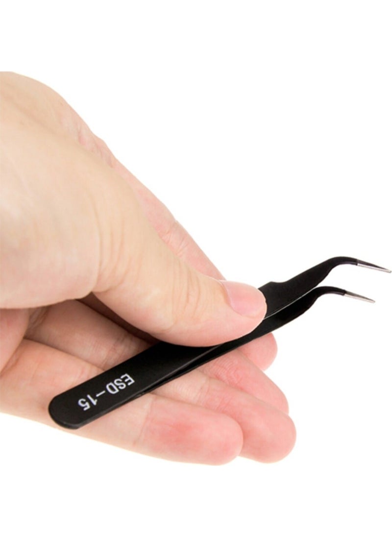 SONEX - 6 Piece Antistatic Precision Electronic Tweezers Set  - Image 5