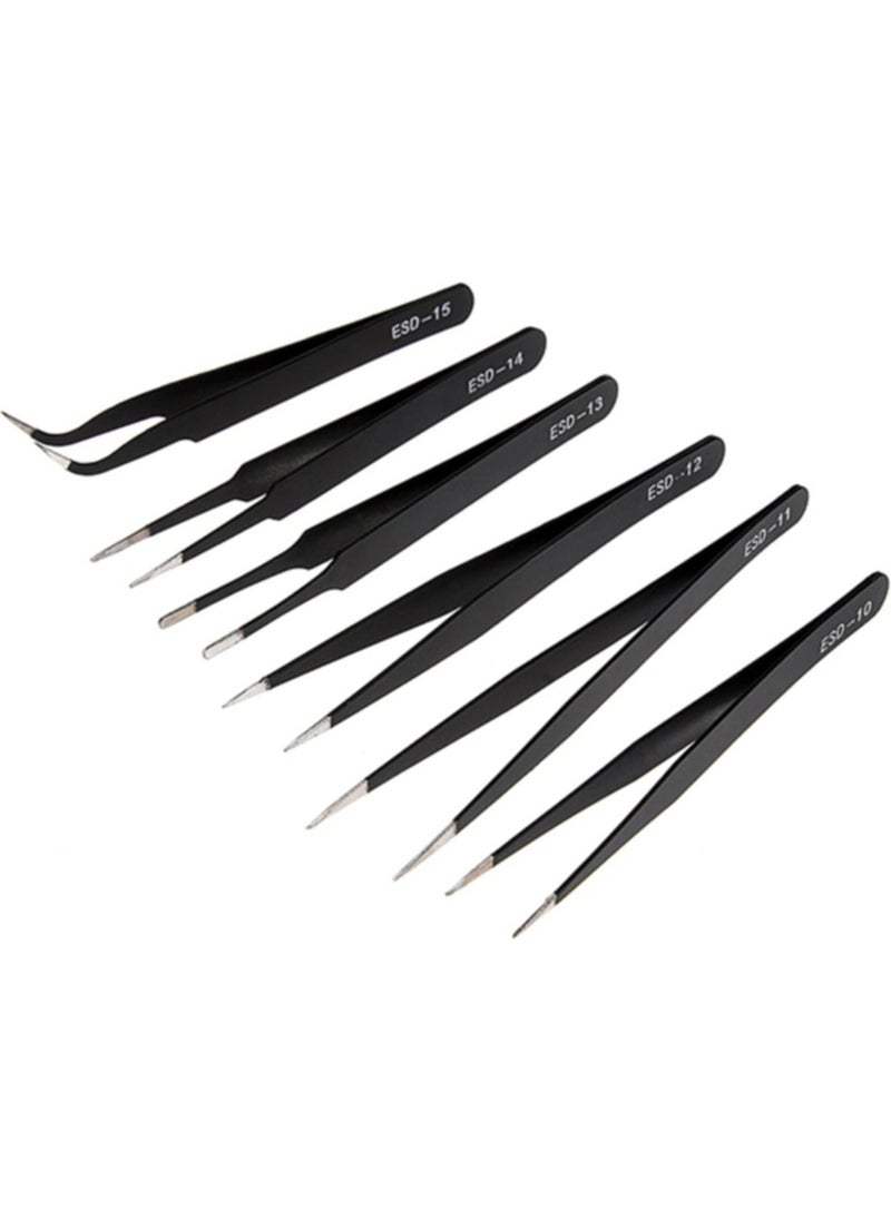 SONEX - 6 Piece Antistatic Precision Electronic Tweezers Set  - Image 2