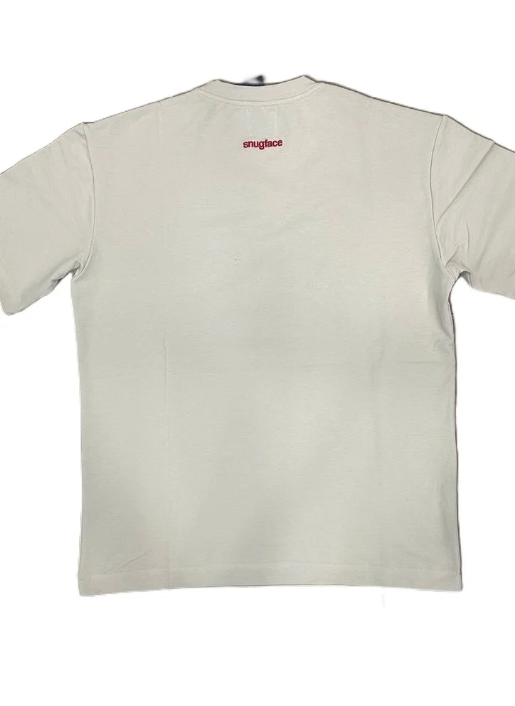 سناج فيس Snugface The Button Oversized Tshirts, Beige, SF15-6BEI-L