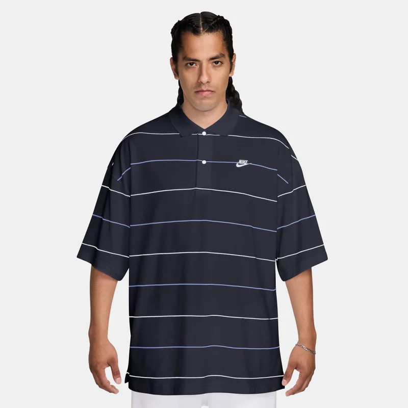 Men's Sportswear Club Striped Polo Shirt