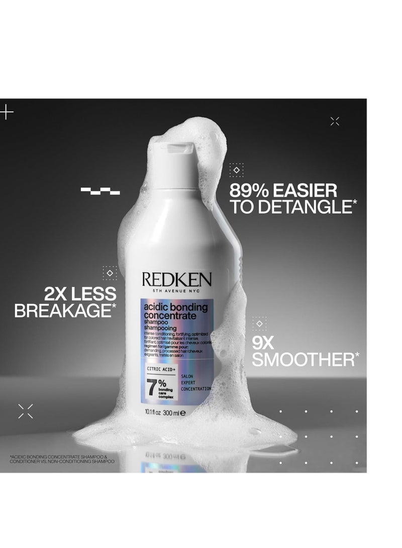 REDKEN REDKEN Bonding Shampoo & Conditioner Set for Damaged Hair Repair | Acidic Bonding Concentrate | Sulfate-Free | Repairs Bleached or Color-Treated Hair | For All Hair Types  - Image 2