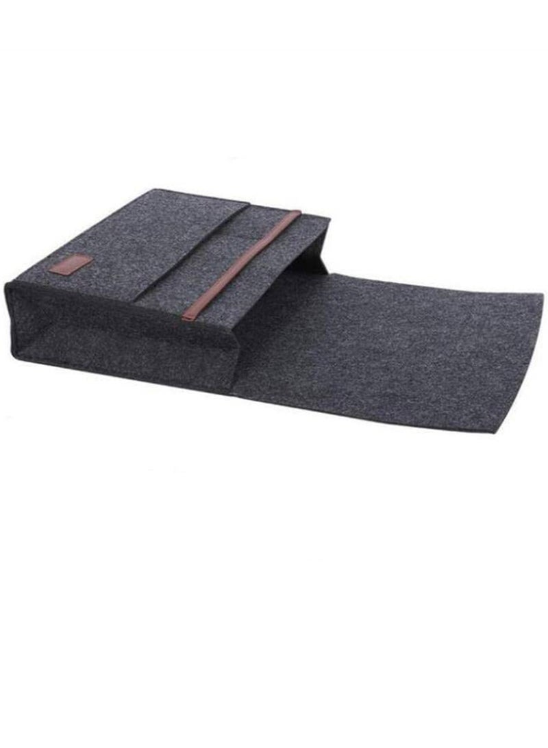 Multi-Purpose Felt Bedside Caddy, Perfect Organizer for Books, Tablets, Remotes and Phones, Fits Any Bed Rail, Sofa, or Bunk Bed - Image 4