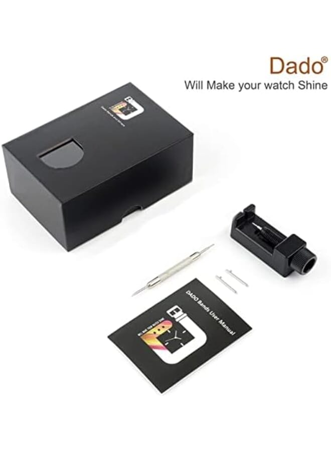 Dado Stainless Steel Replacement Band Compatible With Samsung Galaxy Watch 6 Classic 47Mm Watch 5 Pro 45Mm No Gap Zero Gap Stainless Steel Strap - Image 3