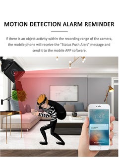 Mi VAZA Mini HD 4K Night Vision and Motion Detection-Wireless WiFi White with 32GB Memory Card  - Image 5