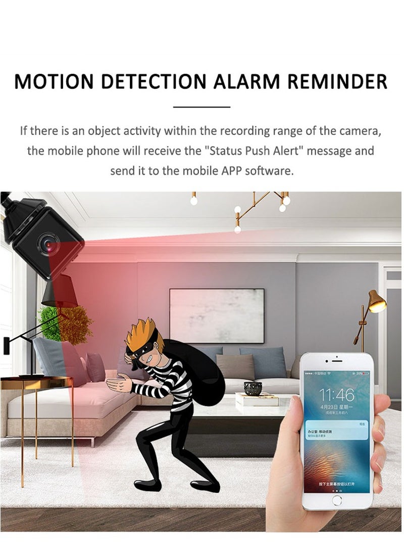 Mi VAZA - Mini HD 4K Night Vision and Motion Detection-Wireless WiFi White with 32GB Memory Card - Image 1